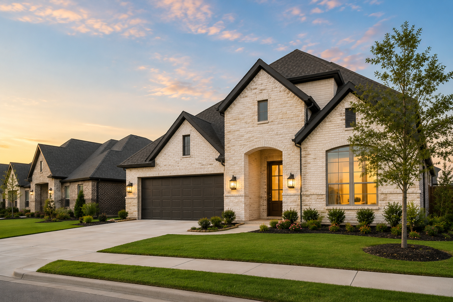 Soft washing a Houston home exterior